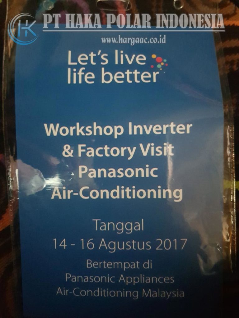 Workshop Inverter Factory Visit Panasonic Air Conditioning AC 2017 di Panasonic Appliances Air Conditioning Malaysia