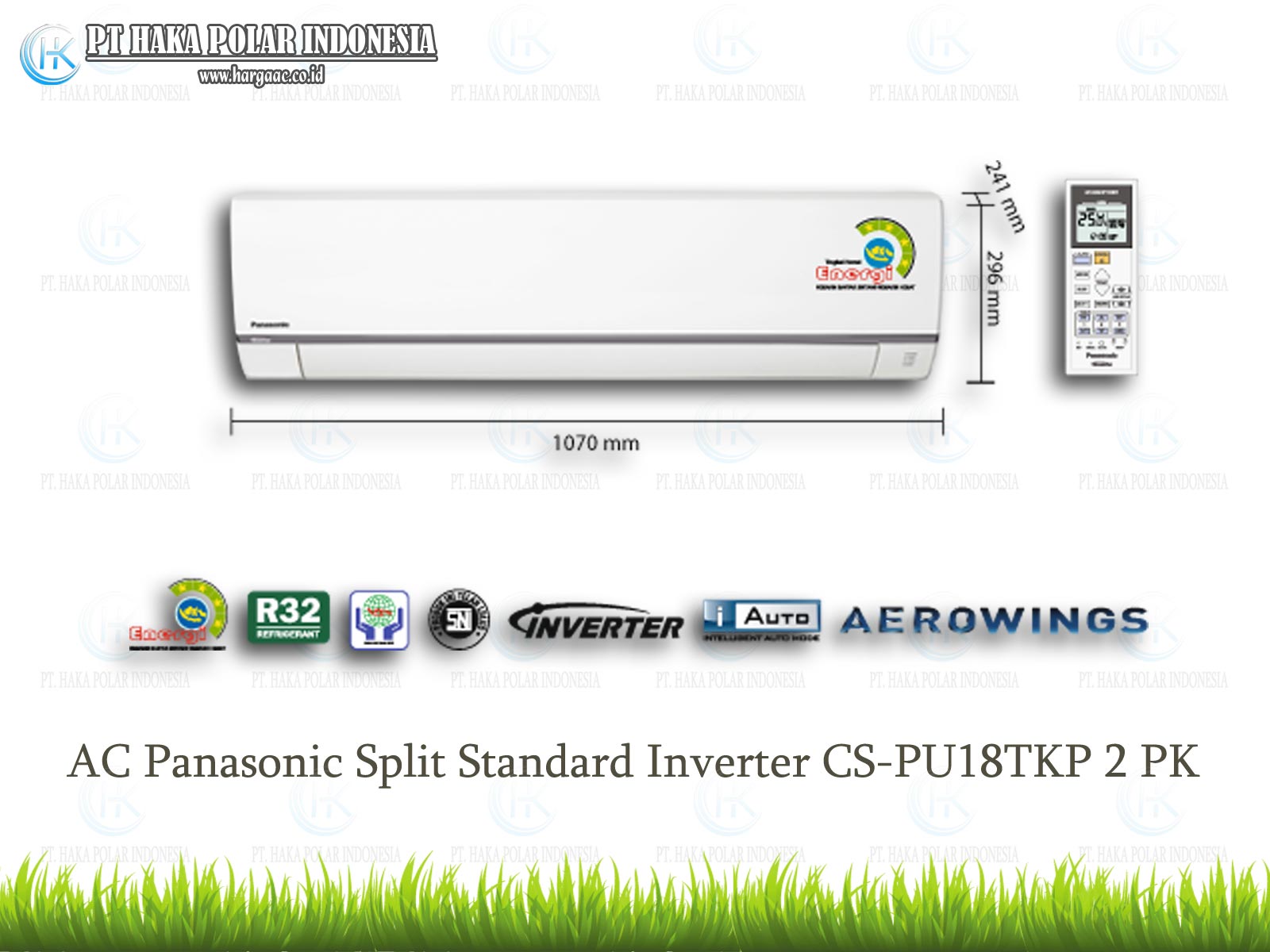 AC Panasonic CS-PU18UKP 2 PK Split Standar Inverter