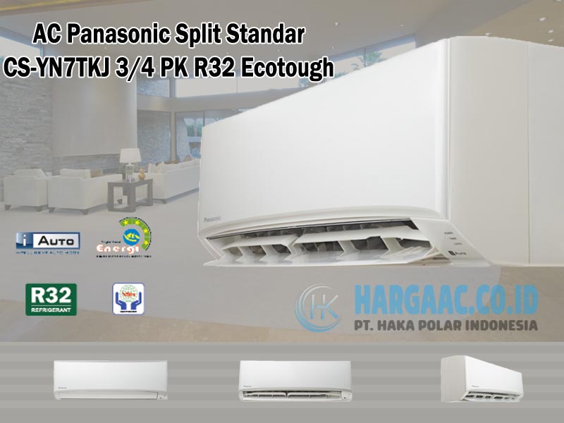 AC Panasonic CS-YN7TKJ 3/4 PK Split Wall Mounted Standard R32 EcoTough